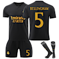 Miniatyrbild 1 av 2: Fotbollströja Barn Pojkar Flickor #5 Bellingham Fotbollskit Träningsdräkt Sportkläder Outfit 26