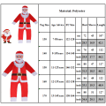 Miniatyrbild 3 av 3: Barnkostym Maskeraddräkt Jul Tomte Jumpsuit 160cm