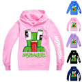Miniatyrbild 2 av 3: UNSPEAKABL Barn Pojkar Tryck Hoodie Sweatshirt Topp Pink 140cm