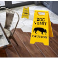 Miniatyrbild 5 av 5: Kattkräks Skylt, Hundkräks Skylt - 3D-tryckt Varning Kräks Skylt, 4 Tums Katt/Hund Kräks Skylt, Rolig Katt Skylt Dekoration Cat