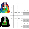 Miniatyrbild 4 av 4: Otalbar Pojkar Hoodie Tryckt Sweatshirt Topp 140cm