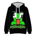 Miniatyrbild 1 av 4: Otalbar Pojkar Hoodie Tryckt Sweatshirt Topp 150cm