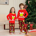 Miniatyrbild 3 av 4: Grinch julpyjamas familjematchande sovkläder vuxna nattkläder Boys 12T