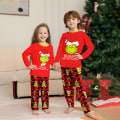 Miniatyrbild 3 av 4: Grinch julpyjamas familjematchande sovkläder vuxna nattkläder Girls 2T