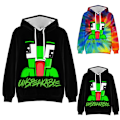 Miniatyrbild 3 av 4: Otalbar Pojkar Hoodie Tryckt Sweatshirt Topp 150cm