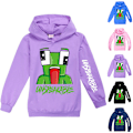 Miniatyrbild 2 av 3: UNSPEAKABL Barn Pojkar Tryck Hoodie Sweatshirt Topp Purple 140cm