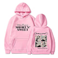 Miniatyrbild 1 av 3: Sabrina And Carpenter Merch Hoodie Tryckt Sweatshirt Kvinnor/Män Vinter Långärmad Tröja Pink 2XL