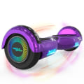 Miniatyrbild 1 av 4: MEGA MOTION Hoverboard 6,5" lila - Bluetooth-högtalare - med LED-lampor för barn