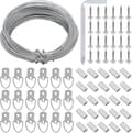 YuGtcen Bildhängande Tråd, 20 meter Bildhängande Tråd Kit, Bildtråd, d