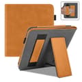 Standing Case for 7\" Kobo Libra Colour (2024), Premium PU Leather Stand Cover with Hand Strap and Auto