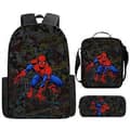 New Marvel Spider-Man Backpack Primary and Secondary School Bag Large Capacity Anime Cartoon Backpack Lunch Bag 23 -NMAOV