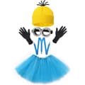 5-pak Halloween-kostume til piger, lyseblå light blue