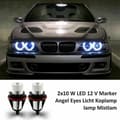 1 par 8000k hvite LED Angel Eye Marker Halo-pærer for E39 E53 E60 E63 E64 E66 E87 5 6