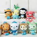 8' Octonauts Octo Glow Crew Pack Barnacles Kwazii Peso Pehmonukke Lasten Lahja