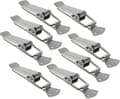 8 pcs. Stainless Steel Toggle Latches with Screws, 56mm Lever Latch, Spring Latch, Lock