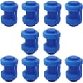 Pack of 10 Trampoline Pole Caps, Durable Trampoline Fence Pole Caps, Thickened Trampoline Caps for Net Hook Trampoline Net (Blue)
