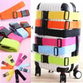 Miniatyrbild 5 av 5: 2-pack Adjustable Straps with Quick Release Buckle for Suitcases, Bright Colors, Yellow
