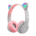 Miniatyrbilde 4 av 5: Hodetelefon P47m Bluetooth-kompatibel Hodebånd Lysende Katteører Casual Stereo P47m headphones (dark blue)