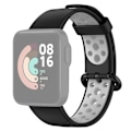 Miniatyrbillede 1 af 5: Dual-Color Hollow Silicone Watchband Strap Replacement for Xiaomi Redmi Watch 2 B Other Xiaomi Models
