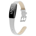 Pikkukuva 2 / 5: Fitbit Inspire / Inspire HR -älykellolle tarkoitettu rannehihna, ylin nahkakerros, koko L - 6,7-8,1 tuumaa White