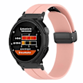 Pikkukuva 4 / 4: Magneettinen solki Silikonihihna Ranneke Garmin Forerunner 220/230/235/735xt/620/630 Pink