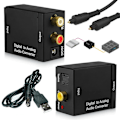 Pikkukuva 1 / 5: Digitaalinen optinen koaksiaalinen Toslink Analog Rca Audio Converter -sovitin