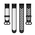 Miniatyrbillede 3 af 5: Dual-Color Hollow Silicone Watchband Rem til Xiaomi Redmi Watch 2 A Other Xiaomi Models
