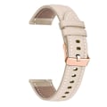 Miniatyrbilde 2 av 4: 20 mm lærreim for Garmin Venu / Sq / Sq2 / Venu 2 Plus Apricot