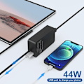 Miniatyrbild 4 av 5: Laddare för Microsoft Surface Pro 7/6 / 5/4 / 3 44w 15V 2.58A Nätadapter