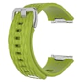 Pikkukuva 1 / 4: For Fitbit Ionic Dragon Scale Texture Silicone Watch Band with Buckle, Size:S(White) S Lime Green