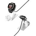 Miniatyrbillede 4 af 5: Trådløs oplader dock ladestation til Versa3 Versa4 Sense Sense2 ur Gray