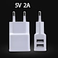 Miniatyrbilde 5 av 5: USB Dobbel Port 2A Mobiltelefon Reiselader USB Vegglader Cube Charger