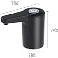 Miniatyrbild 4 av 5: Portabel Elektrisk Vattendispenser Automatisk Dricksvatten Med USB-Laddning (Svart)