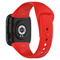 Miniatyrbillede 1 af 5: Silikoneurrem til Xiaomi Redmi Watch 3/Mi Lite Watch 3 Blød rem Hurtigudløser urrem Red