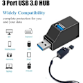 Miniatyrbild 2 av 5: Usb C Hub Multiport Adapter, 3-Port Höghastighets Mini Usb 3.0 Usb 2.0 Splitter - 2P
