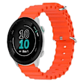 Miniatyrbillede 1 af 5: Til Garmin Forerunner 55 20mm Ocean Style Silikone ensfarvet urbånd BWC Orange