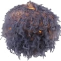 Miniatyrbilde 3 av 5: Feather Light Shade | Lampeskjermer for taklampe, bordlampe, gulvlampe | Fluffy Feather Lampeskjerm Taklysskjerm Til Stue