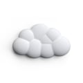 Miniatyrbilde 1 av 5: Liten Skyform Håndleddsstøttepute, Håndflatehvile Ergonomisk (Hvit)