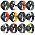 Miniatyrbillede 4 af 4: Konveks Loop Silikone Rem Til Huawei Watch GT2 42mm Yellow Black