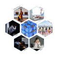 Miniatyrbilde 5 av 5: Infinity Cube, ny oppgradert Mini Infinity Cube Fidget Toy, Smooth Turn og Fast Play Infinite Cube for voksne/barn (blå)