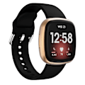 Miniatyrbilde 3 av 4: For Fitbit Versa 3 Silikon Watchband Black
