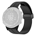 Miniatyrbilde 1 av 4: Magnetisk spenne 22mm rem erstatning silikon klokkebånd for Suunto Core Black