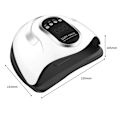 Miniatyrbilde 5 av 5: Negl 280W UV Lampe Tørker Polish LED Lys Profesjonell Solmaskin Max X10, Inneholder 45 LED