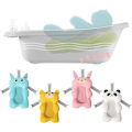 Miniatyrbilde 4 av 5: Badekarpute i netting for babyer (hvit)