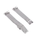 Miniatyrbillede 2 af 5: Til Fitbit Charge 4 Double Insurance Buckle Milanese Watch Band FDT Silver