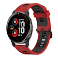 Pikkukuva 1 / 4: 20 mm silikonikellon watch Garmin Venu 2 Plus -puhelimeen Red Black