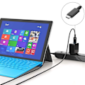 Miniatyrbillede 4 af 5: Nylon flettet USB-C opladningskabel til Surface Pro 6/5/4/3 Surface Laptop 1,5 M 45W 15V PD strømforsyningskabel