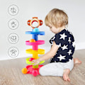 Miniatyrbild 5 av 5: 5-lagers boll Drop and Roll Swirling Tower Baby för 1 år gammal, toddler tidig utveckling
