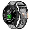 Pikkukuva 1 / 5: Garmin Forerunner 55 20mm nailonpunottu kellon ranneke UEK Grey