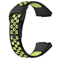 Miniatyrbillede 3 af 5: For Xiaomi Redmi Watch 3 Lite/Watch 3 Active Bicolor Watch Bands Silikone Hurtigudløselig Udskiftning Black A Xiaomi Redmi 3
